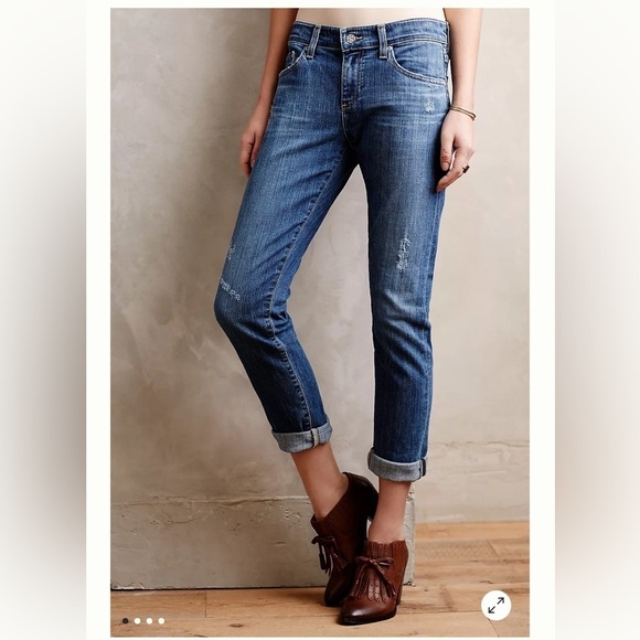 AG Adriano Goldschmied - The Nolan Slim Boyfriend Sold at Anthropologie - Picture 1 of 11